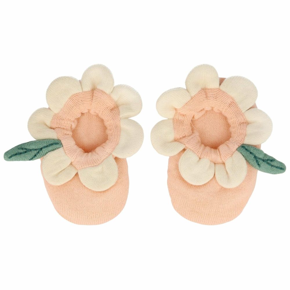 Baby Booties & Bonnets | Peach Daisy Baby Booties Baby Booties & Bonnets Baby Booties & Bonnets