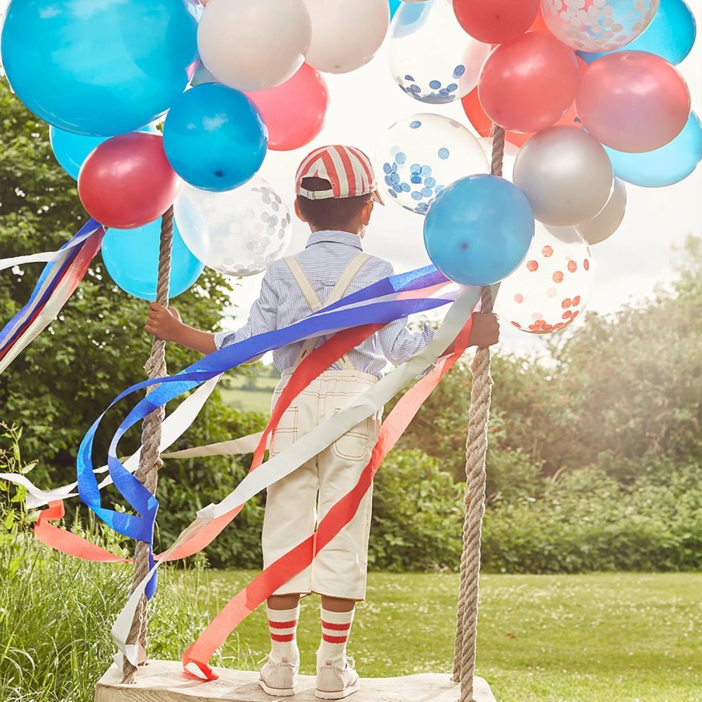 Balloon Garlands | 4Th Of July Balloon Garland Kit (X 40 Balloons) Balloon Garlands Balloon Garlands