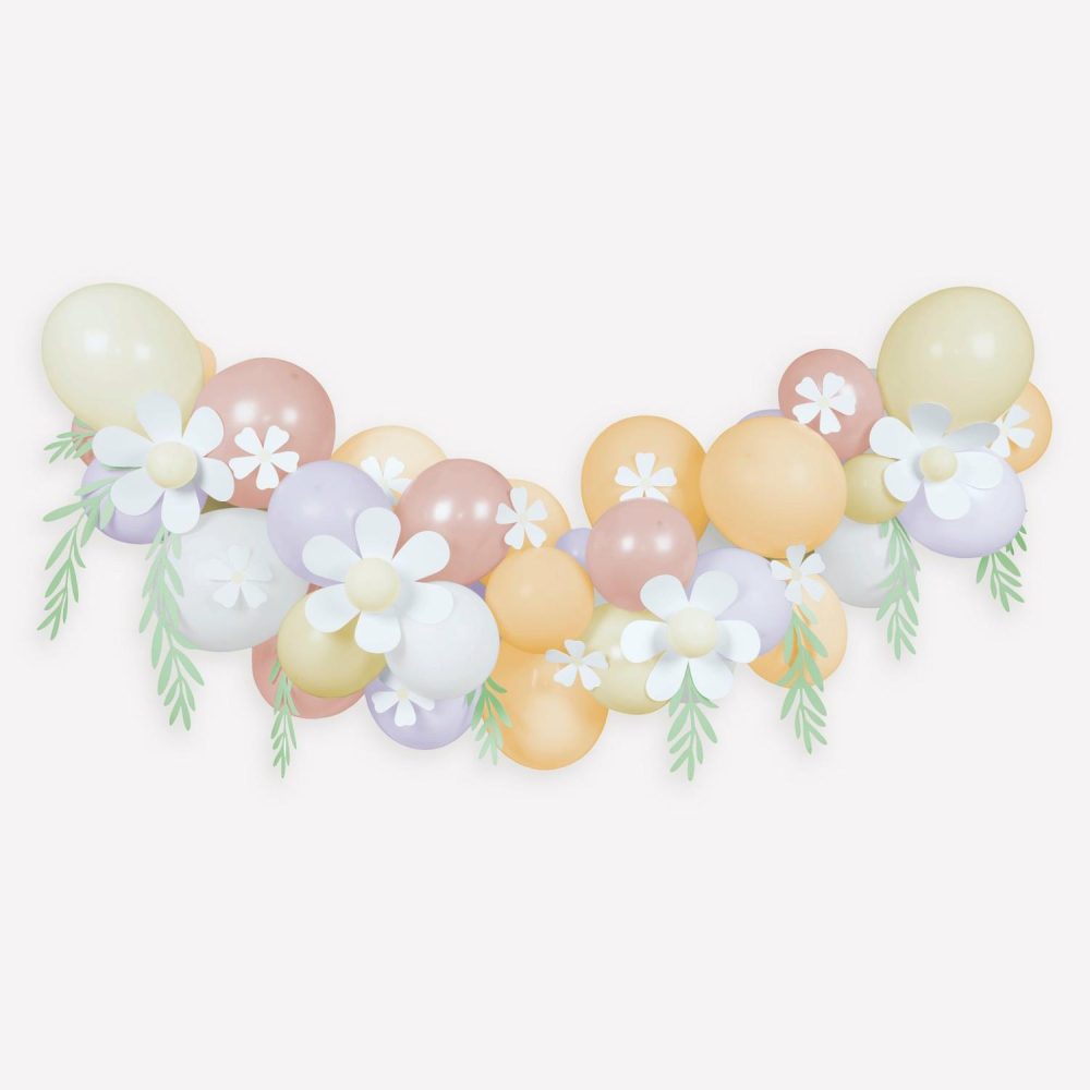 Balloon Garlands | Pastel Daisy Balloon Garland (X 51 Balloons) Balloon Garlands Balloon Garlands