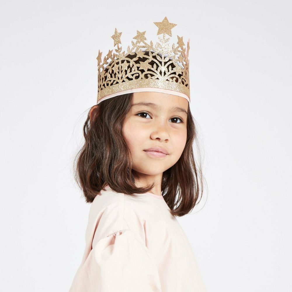 Christmas Costumes | Glitter Fabric Star Crown Christmas Costumes Christmas Costumes