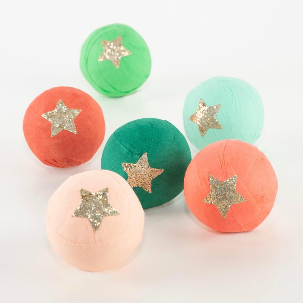 Crackers & Surprise Balls | Christmas Multi Surprise Balls (X 6) Crackers & Surprise Balls Crackers & Surprise Balls