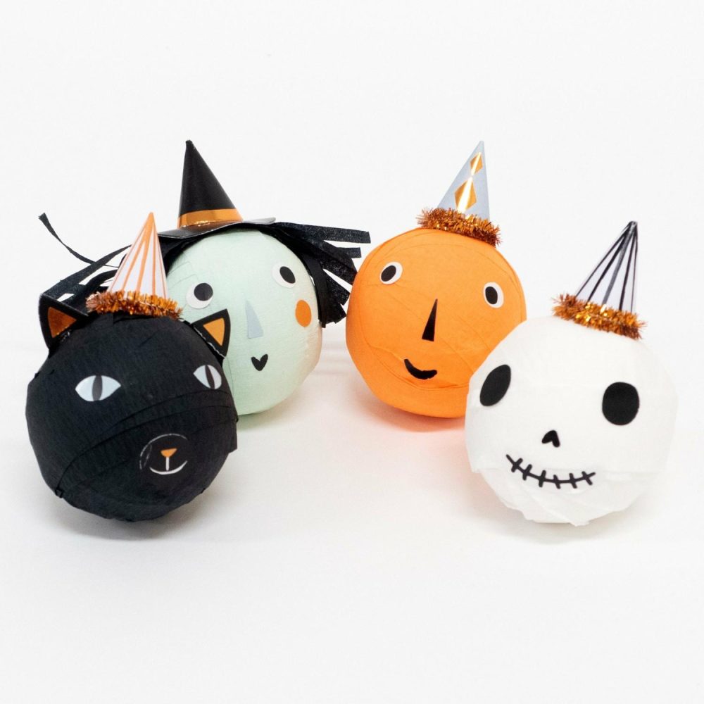 Crackers & Surprise Balls | Vintage Halloween Surprise Balls (X 4) Crackers & Surprise Balls Crackers & Surprise Balls