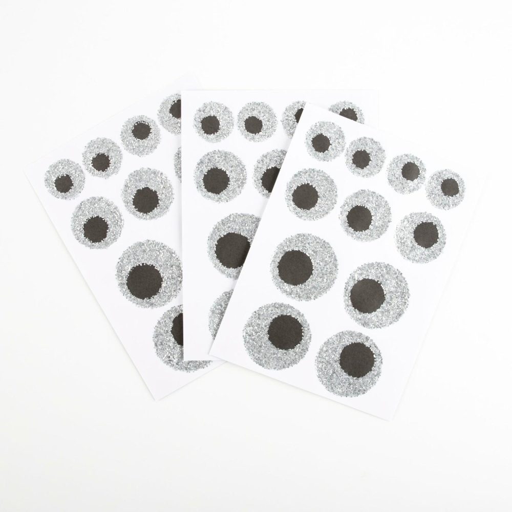 Craft Kits | Glitter Eyeball Stickers (X 8 Sheets) Craft Kits Craft Kits