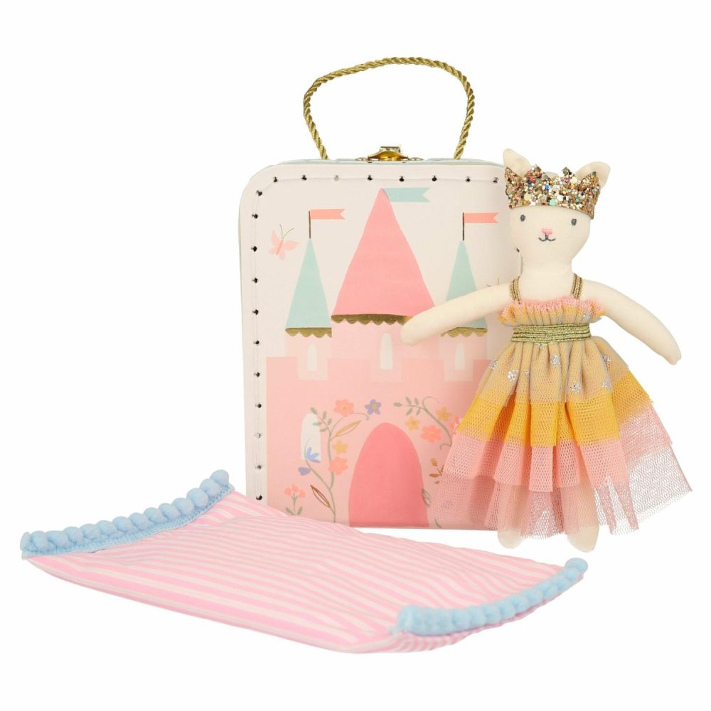 Dolls & Doll Accessories | Castle & Princess Cat Mini Suitcase Doll Dolls & Doll Accessories Dolls & Doll Accessories