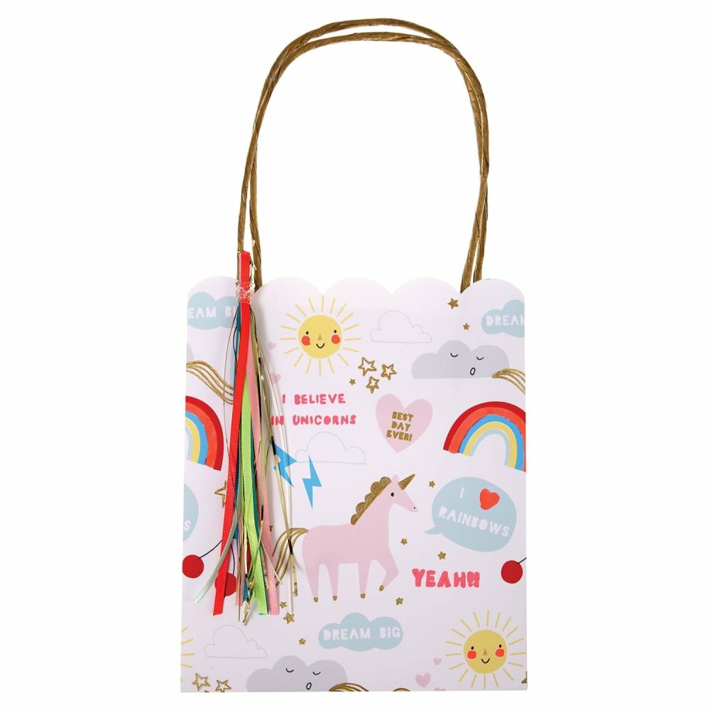 Favor Bags | I Believe In Unicorns Party Bags (X 8) Favor Bags Favor Bags