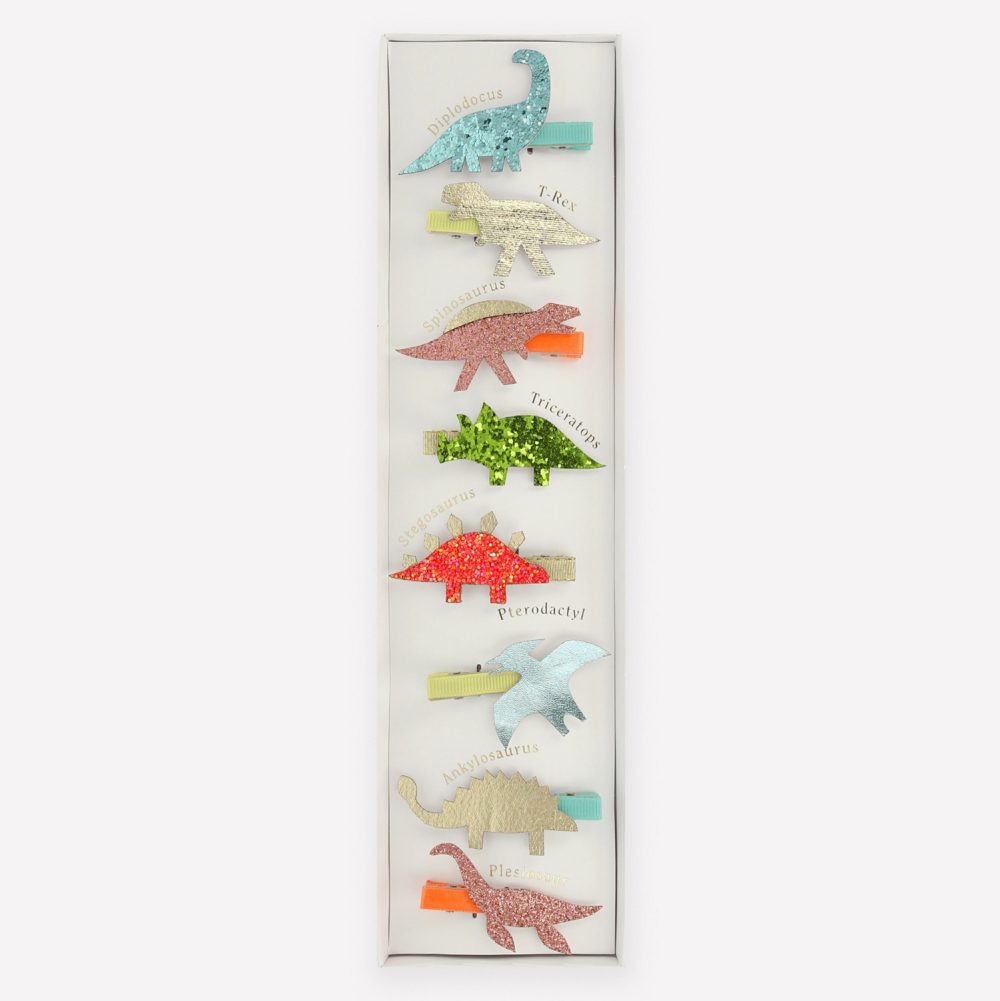 Hair Accessories | Dino Hair Clips (X 8) Hair Accessories Hair Accessories