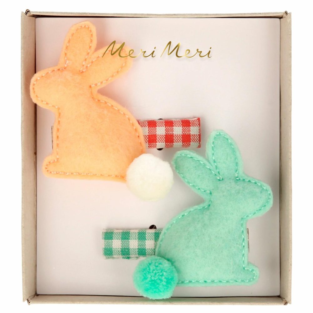 Hair Accessories | Felt Bunny Hair Clips (X 2) Hair Accessories Hair Accessories