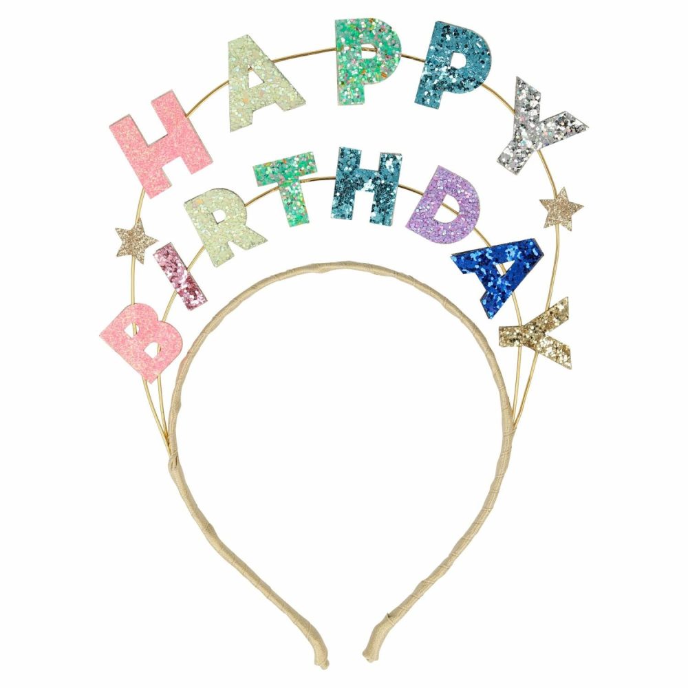 Hair Accessories | Happy Birthday Glitter Headband Hair Accessories Hair Accessories