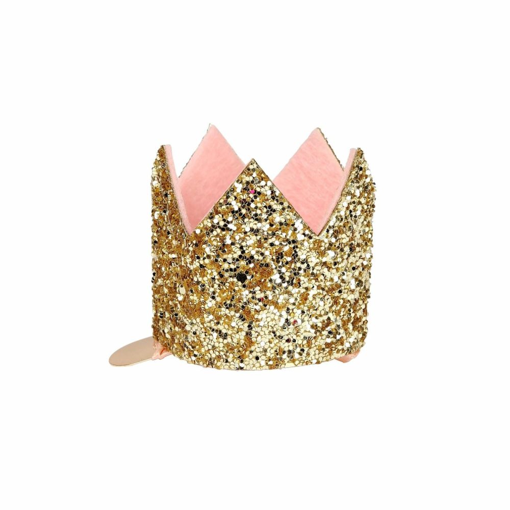 Hair Accessories | Mini Gold Glitter Crown Hair Clip Hair Accessories Hair Accessories