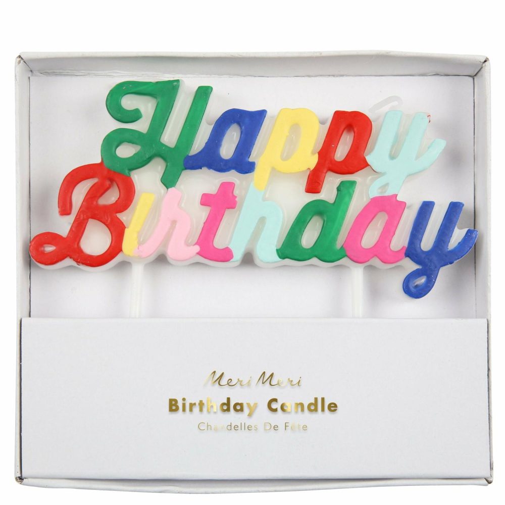 Happy Birthday Candles | Multicolor Happy Birthday Candle Candles Happy Birthday Candles