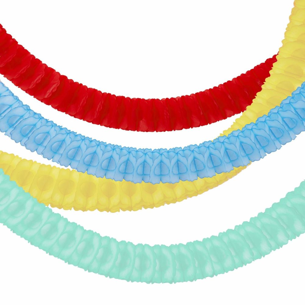 Honeycomb Garlands | 4 Bright Honeycomb Garlands (X 4) Honeycomb Garlands Honeycomb Garlands