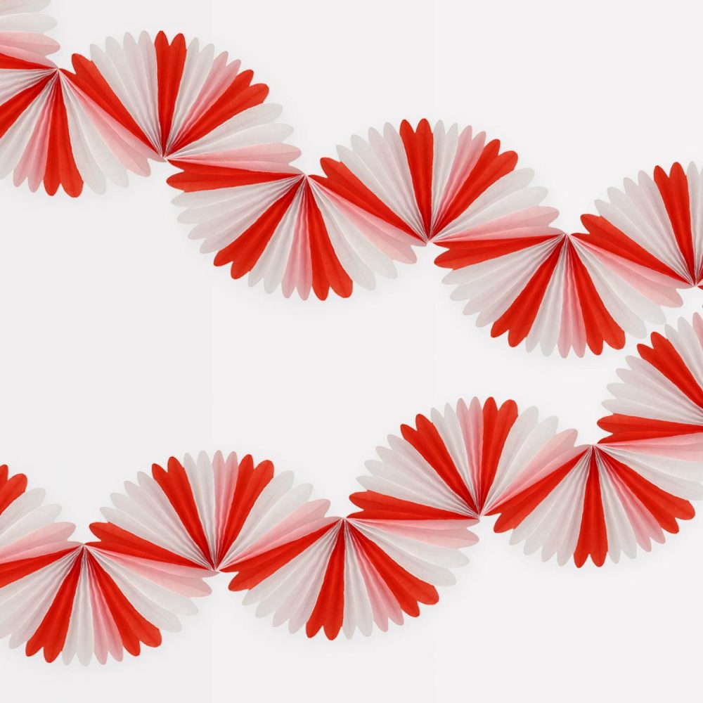 Honeycomb Garlands | Candy Cane Stripe Honeycomb Garland Honeycomb Garlands Honeycomb Garlands