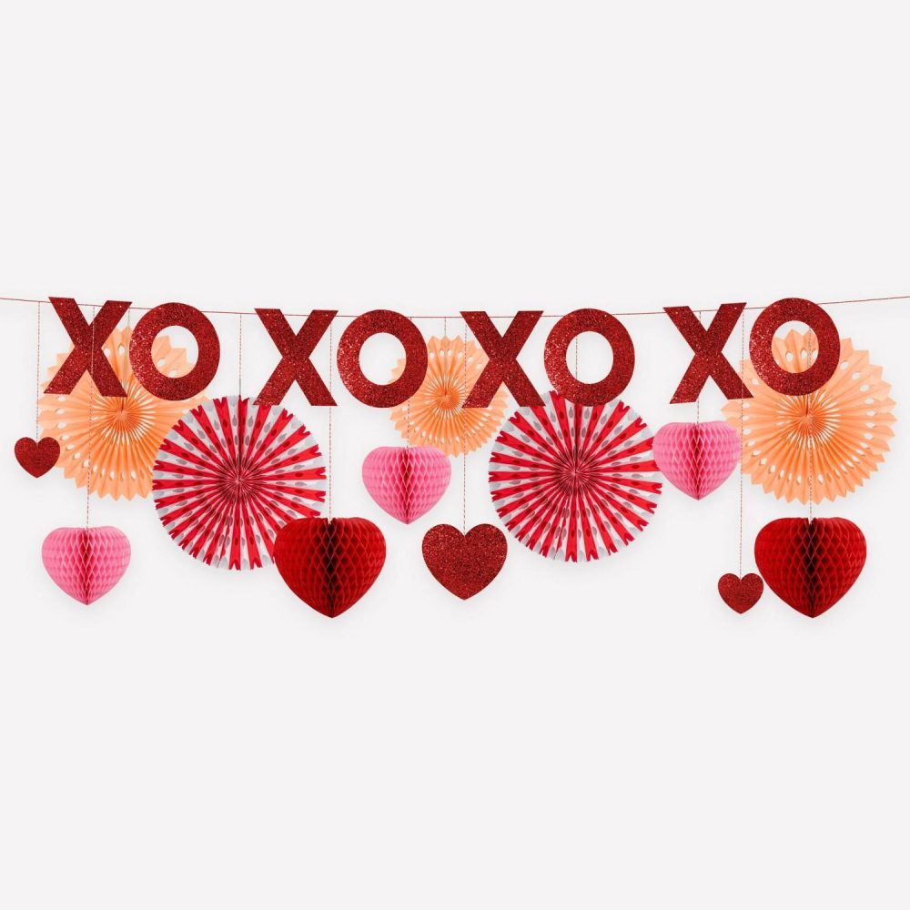 Honeycomb Garlands | Honeycomb Hearts Garland Honeycomb Garlands Honeycomb Garlands