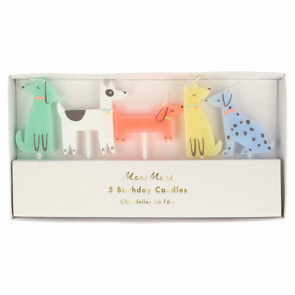 Novelty Shaped Candles | Dog Candles (X 5) Candles Novelty Shaped Candles