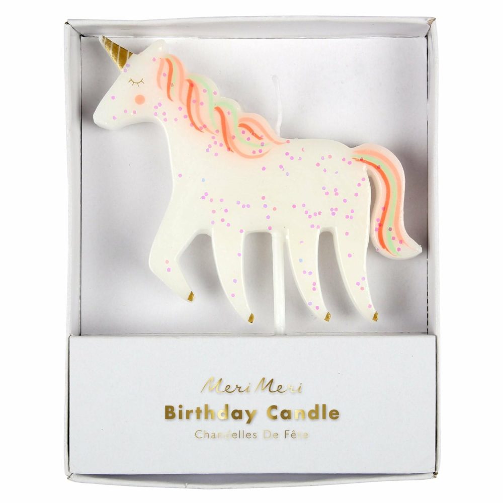 Novelty Shaped Candles | Unicorn Glitter Candle Candles Novelty Shaped Candles