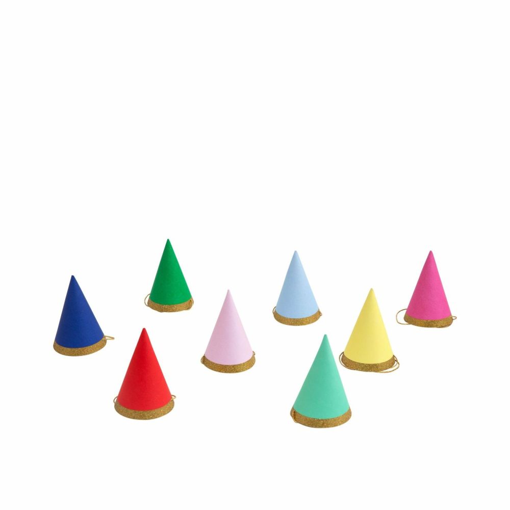 Party Hats | Multicolor Mini Party Hats (Set Of 8) Party Hats Party Hats