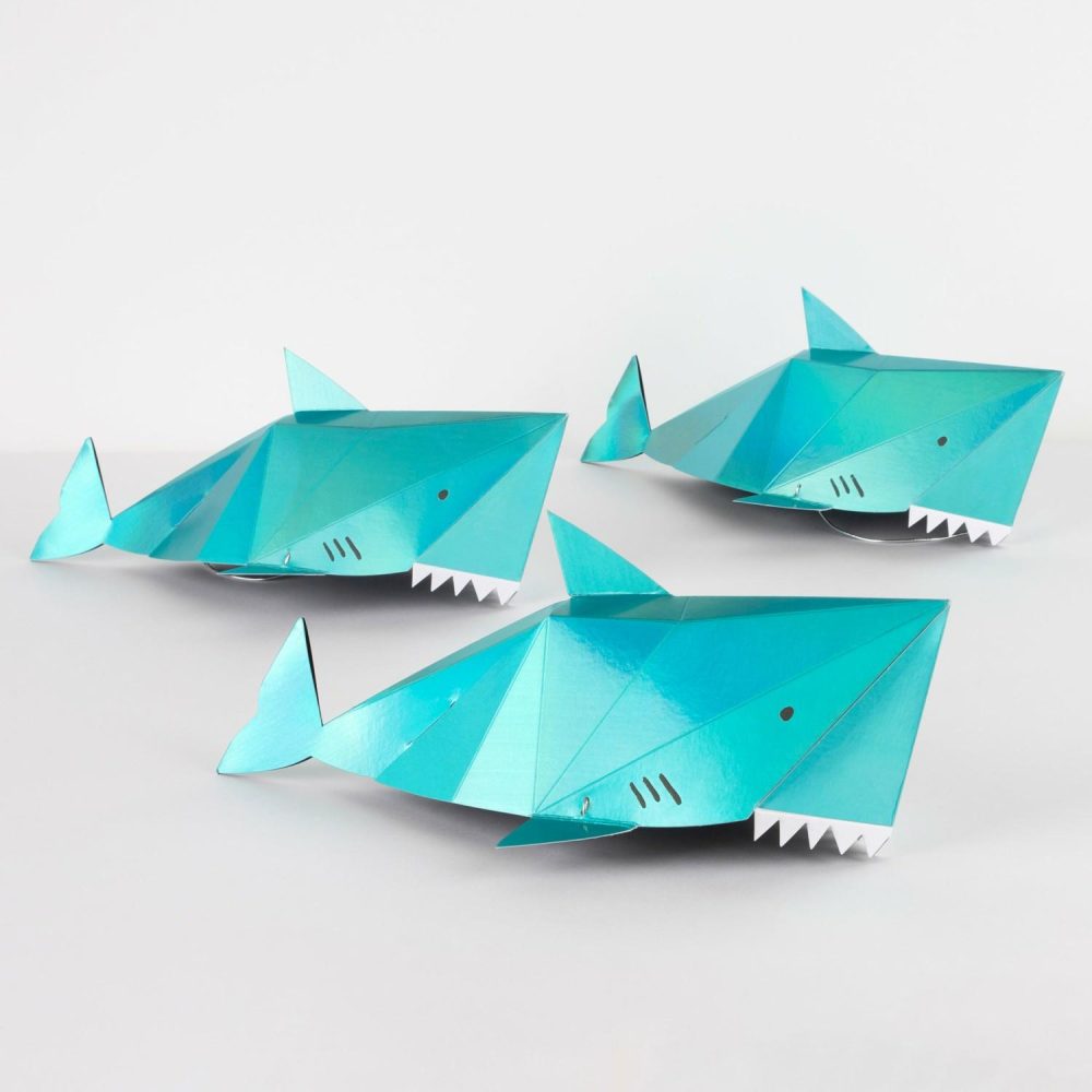 Party Hats | Shark Hats (X 8) Party Hats Party Hats