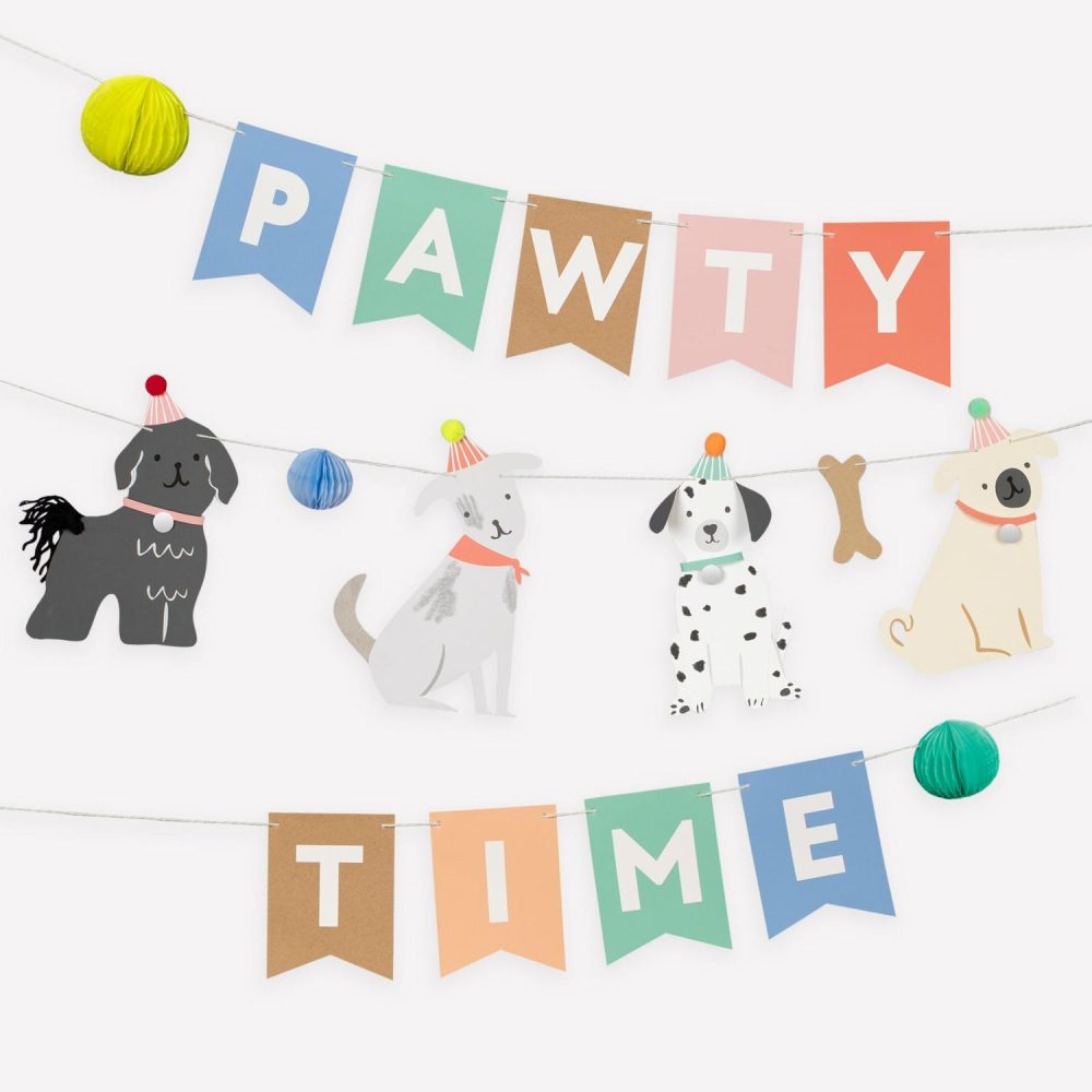 Party Themed Garlands | Puppy Party Garland Party Decorations Party Themed Garlands