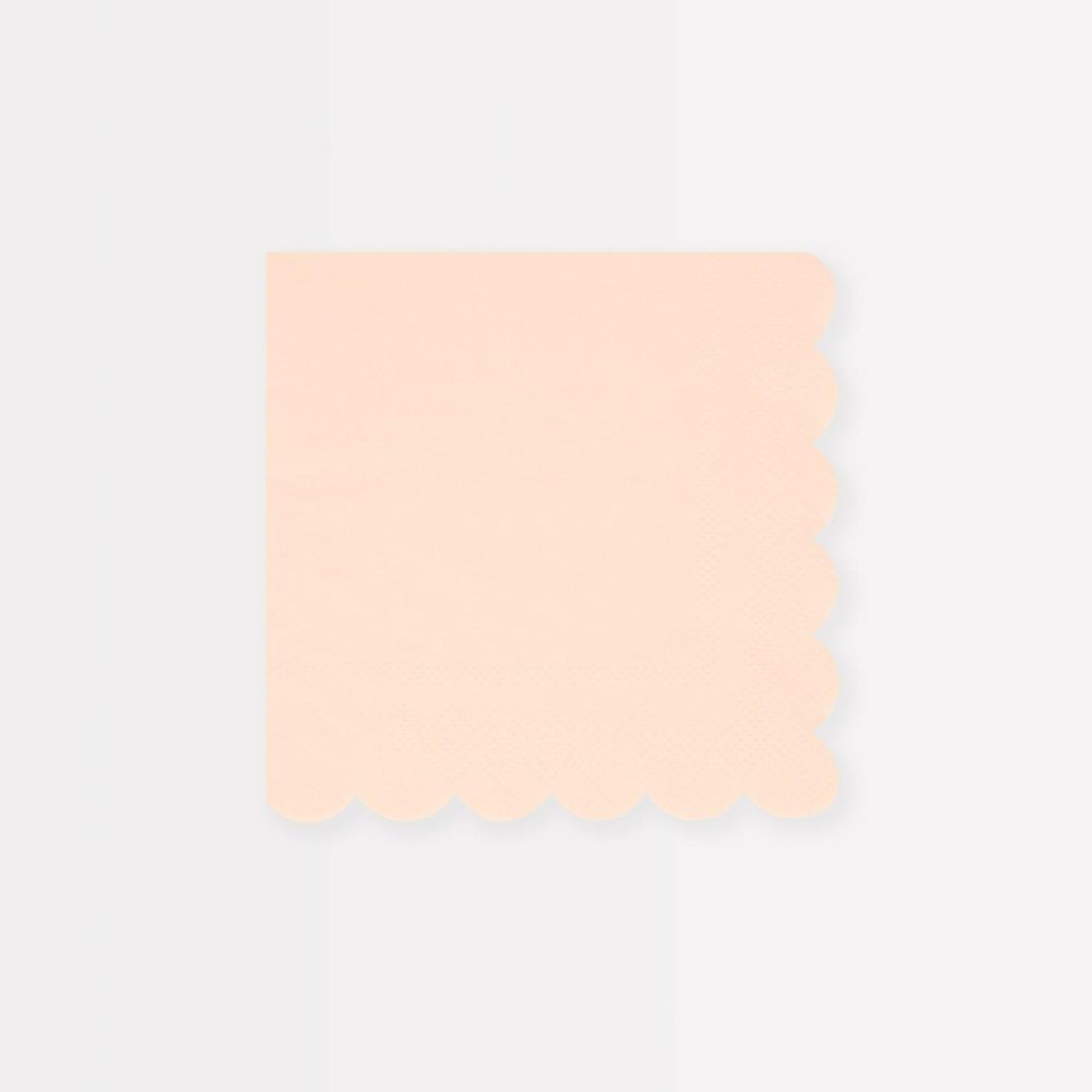 Plates, Cups & Napkins | Ballet Slipper Pink Small Napkins (X 16) Party Supplies Plates, Cups & Napkins