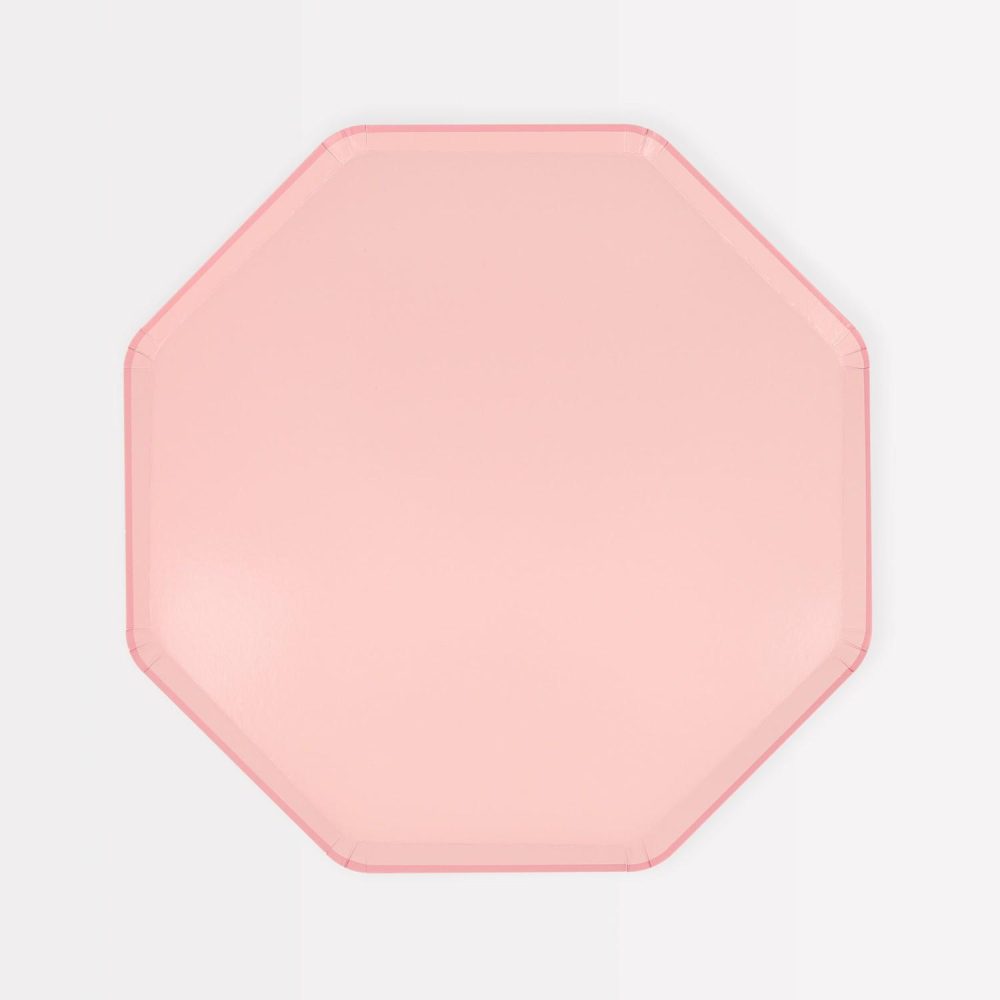 Plates, Cups & Napkins | Cotton Candy Pink Side Plates (X 8) Party Supplies Plates, Cups & Napkins