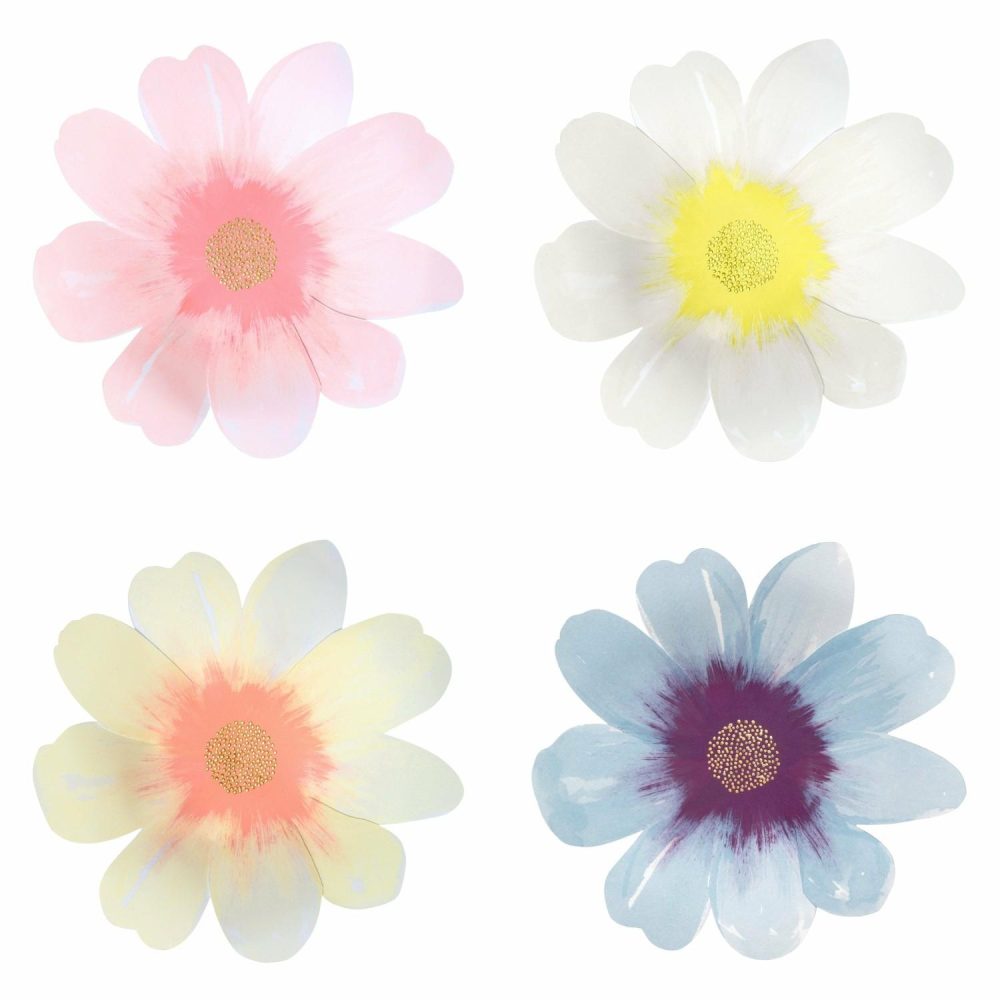 Plates, Cups & Napkins | Flower Garden Large Plates (X 8) Party Supplies Plates, Cups & Napkins