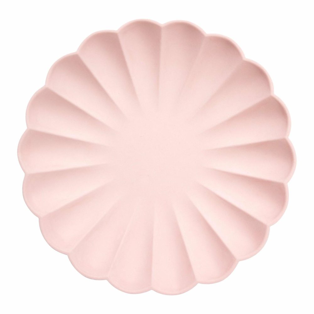 Plates, Cups & Napkins | Large Candy Pink Compostable Plates (X 8) Party Supplies Plates, Cups & Napkins