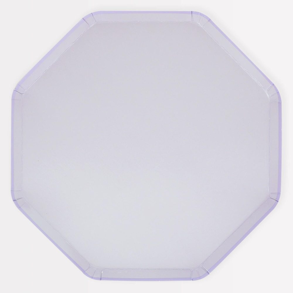 Plates, Cups & Napkins | Periwinkle Dinner Plates (X 8) Party Supplies Plates, Cups & Napkins