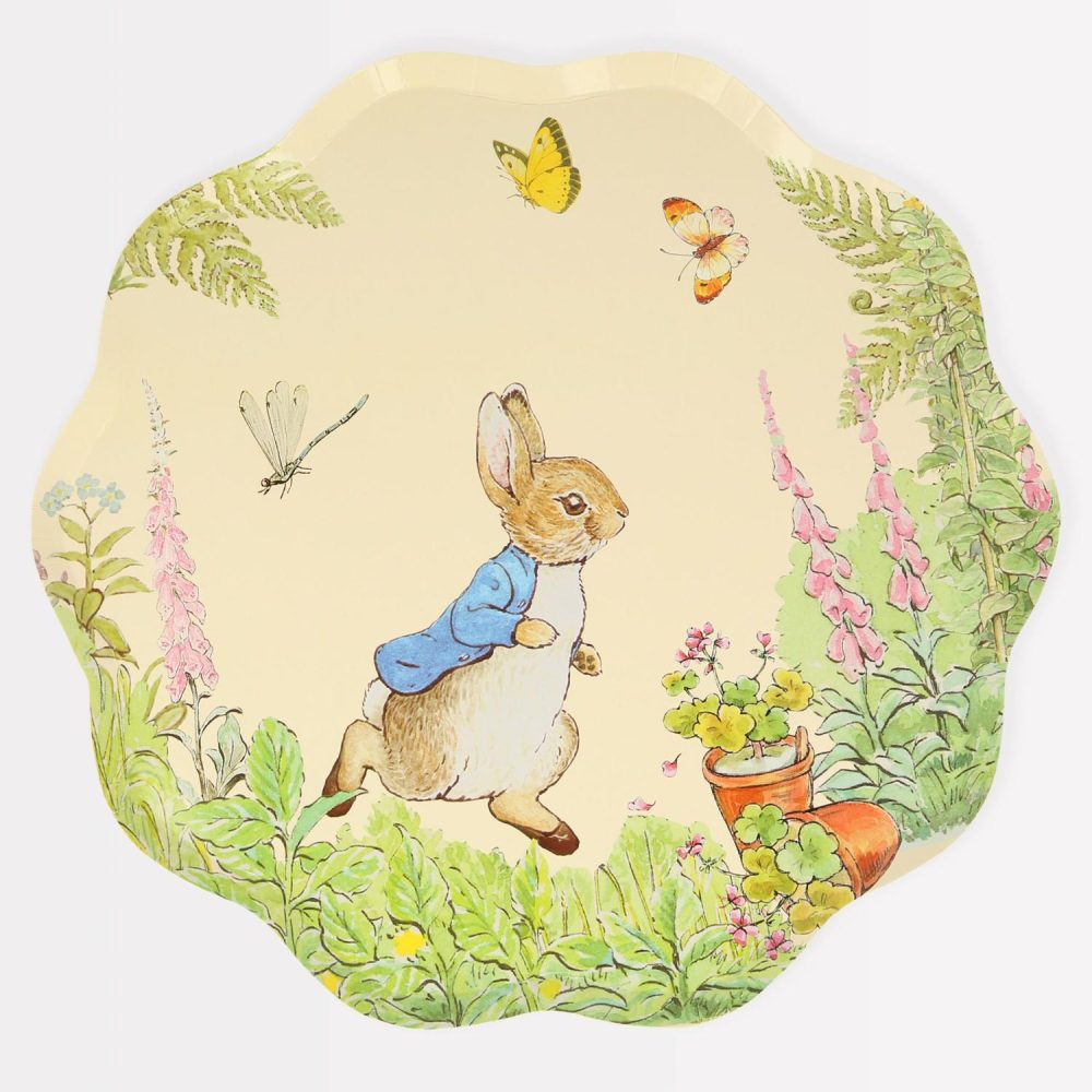 Plates, Cups & Napkins | Peter Rabbit™ In The Garden Dinner Plates (X 8) Party Supplies Plates, Cups & Napkins