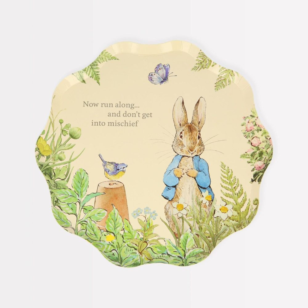 Plates, Cups & Napkins | Peter Rabbit™ In The Garden Side Plates (X 8) Party Supplies Plates, Cups & Napkins