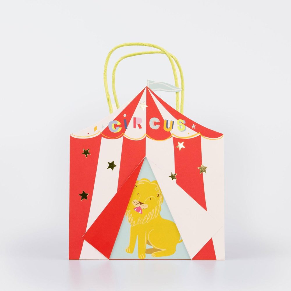 Favor Bags | Circus Party Bags (X 8) Favor Bags Favor Bags