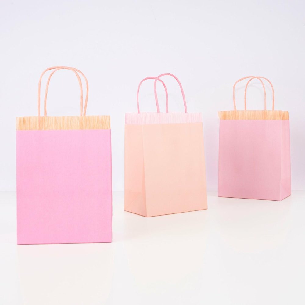 Favor Bags | Pink Fringe Party Bags (X 8) Favor Bags Favor Bags