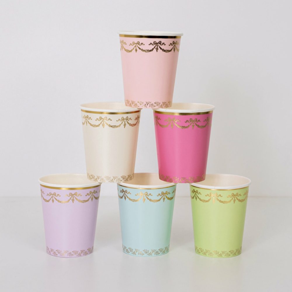 Plates, Cups & Napkins | Ladurée X Meri Meri Paris Cups (X 8) Party Supplies Plates, Cups & Napkins