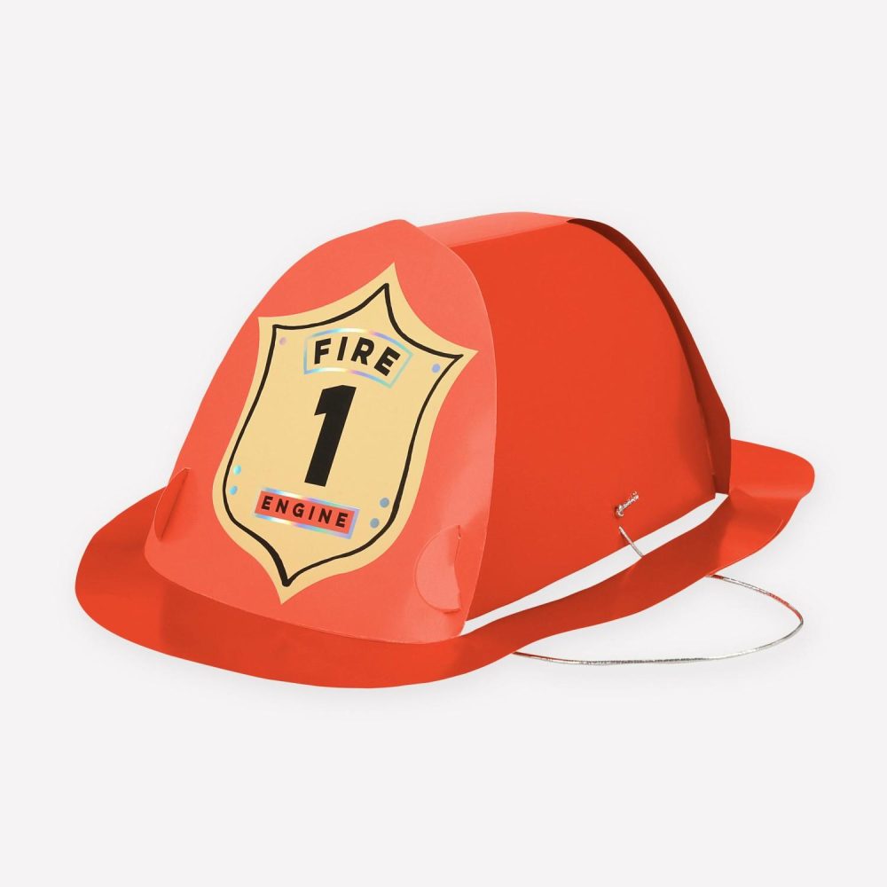 Party Hats | Firefighter Hats (X 8) Party Hats Party Hats