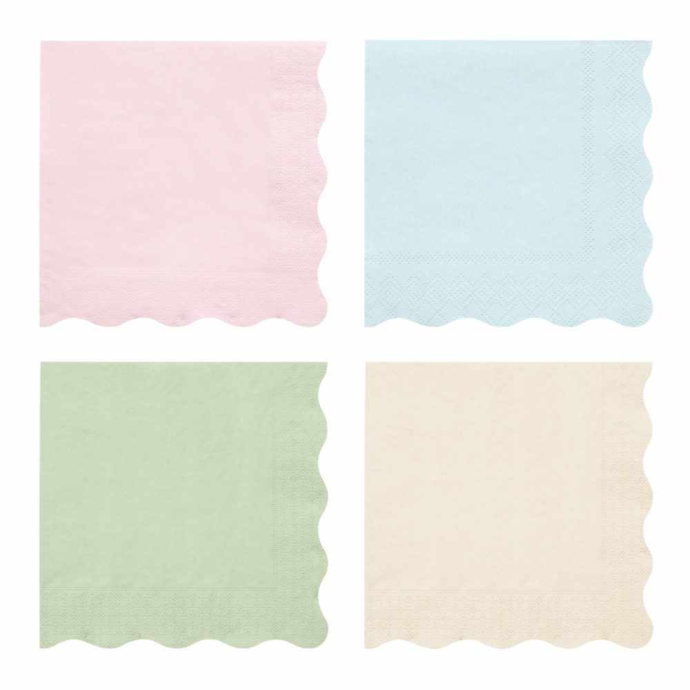 Plates, Cups & Napkins | Ladurée X Meri Meri Paris Large Napkins (X 16) Party Supplies Plates, Cups & Napkins